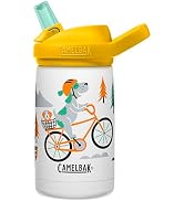 CamelBak Eddy+ Kids Insulated Stainless Steel Water Bottle with Bite Valve Straw, Leak-Resistant