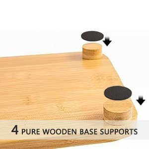 Bamboo bath tray