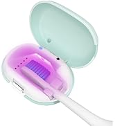 Toothbrush Sanitizer and Holder UV Toothbrush Sterilizer Covers Rechargeable Travel Home Toothbru...