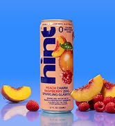 Hint Sparkling Water, Peach Raspberry - Canned Flavored Water Beverages with Electrolytes, Zero C...