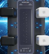 NANOLAKE Surge Protector Power Strip 10 ft Cord Heavy Duty High Joules Surge Protection (4800J),1...
