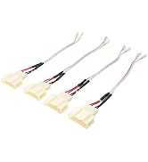 RED WOLF Door Speaker Wiring Harness Adapter Select for VW Volkswagen 1999-2019 Golf/Beetle/Passa...