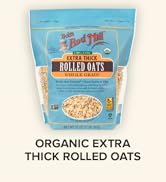 Bob's Red Mill Organic Extra Thick Rolled Oats, Non GMO, 32 Ounces (Pack Of 4)