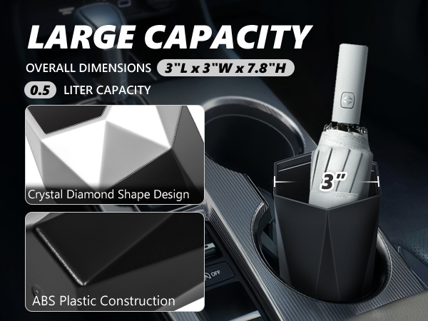 Mini Car Auto Trash Can