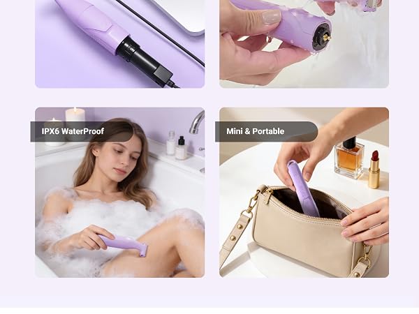 Fully waterproof, detachable head for easy cleaning. Enjoy freedom to shave your way