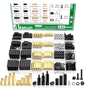 Aienxn 640PCS M3 Brass and Nylon Motherboard Standoffs Kit, Male Female Hex Spacer Standoff Screw...