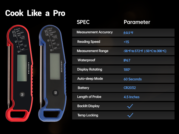 Food Thermometer SPEC