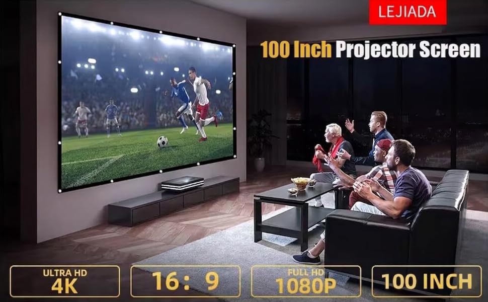 projector screen 100 inch