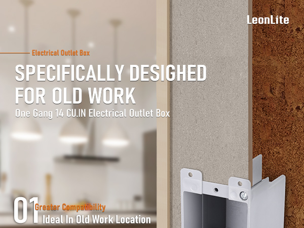 One Gang Old Work Electrical Outlet Box