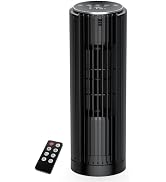 PNTCK Tower Fan for Bedroom, 23ft/s Fans that Blow Cold Air,Desk Fan with Remote, 70° Oscillating...
