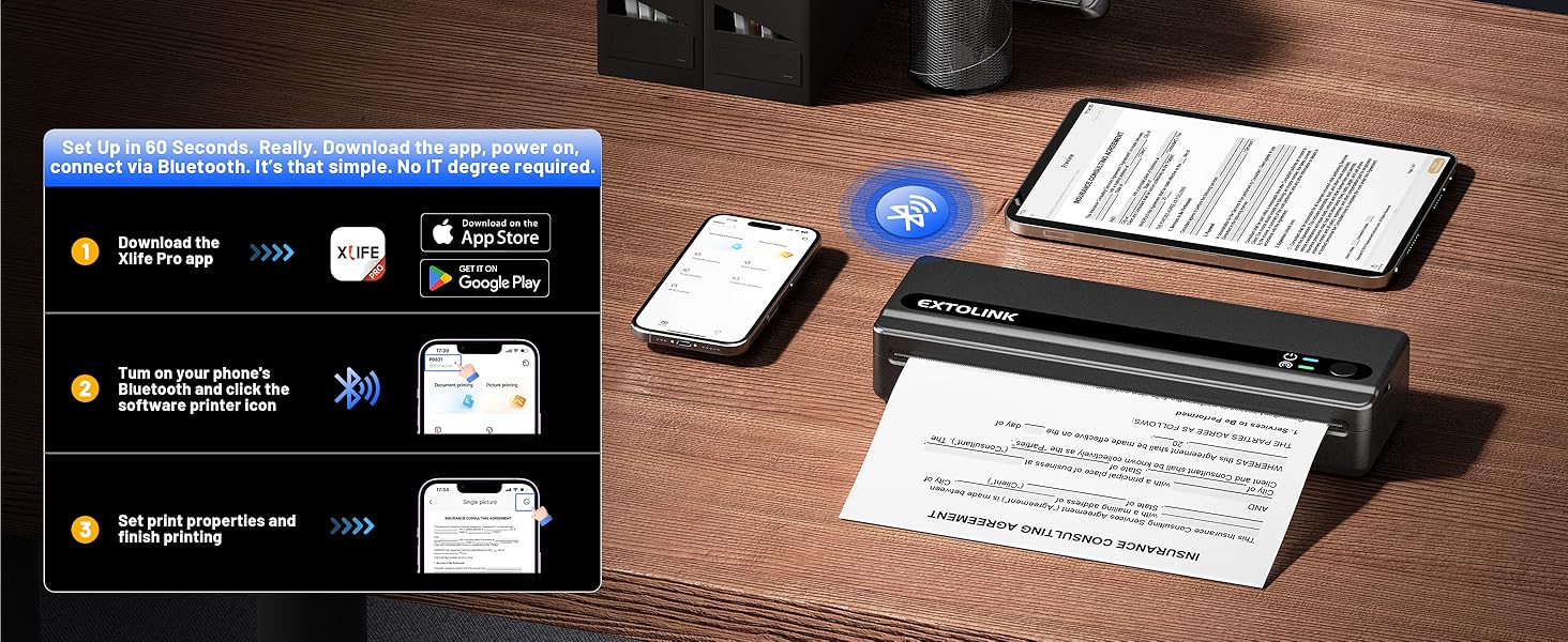 wireless inkless printer