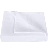 NTBAY Microfiber Queen Bedding Flat Sheet, Ultra Soft and Wrinkle, Fade, Stain Resistant Top Shee...