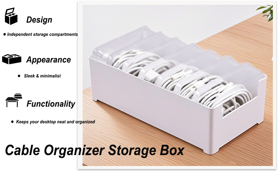 Cable Organizer Storage Box