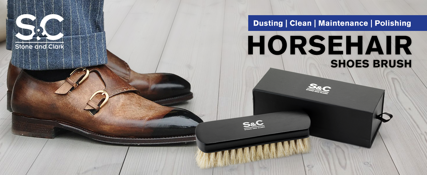 Premium White Horsehair Brush