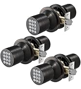 Signstek Digital Door Lock with Keypad - Electronic Door Knob for Keyless Entry - Oil Rubbed Bron...