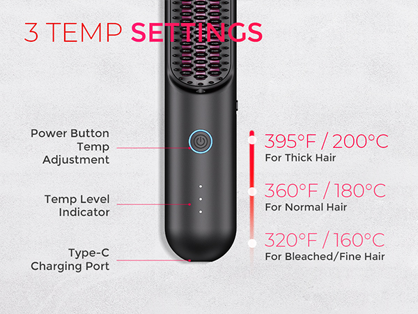 3 TEMP SETTINGS