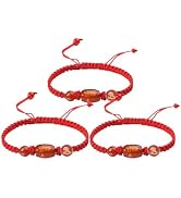 2025 New Year Of Snake Bracelets, Lucky Beaded Red String Agate Adjustable Lunar New Year Chinese...