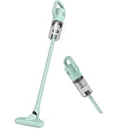 KEROMEE Cordless Vacuum Cleaner, Handheld Stick Mini Lightweight 2-in-1 Vacuum for Pet Hair Hardw...