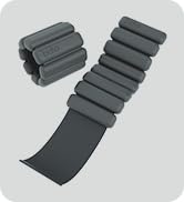 Bala Bangles Wrist & Ankle Weights for Women & Men - Adjustable Weighted Bands - Soft Silicone Ar...