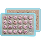 Silicone Baking Mats For Cookies, Full Size Baking Sheet Liners, Pack Of 2, 16 X 24 Inch (40 x 60...