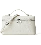 DORIS&JACKY Small Leather Crossbody Bag for Women Design Top Handle Clutch | Mini Cowhide Leather...