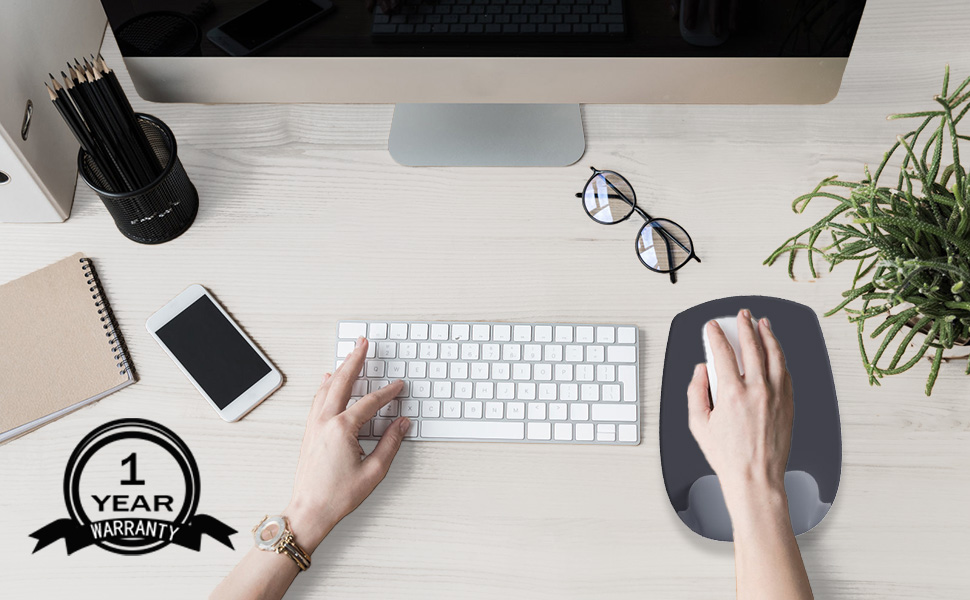 mouse pad with wrist rest