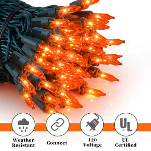 orange mini lights