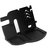 Wood Phone Docking Station, Fashionable Key Holder Wallet Stand Watch Organizer Desktop Wood Dock...