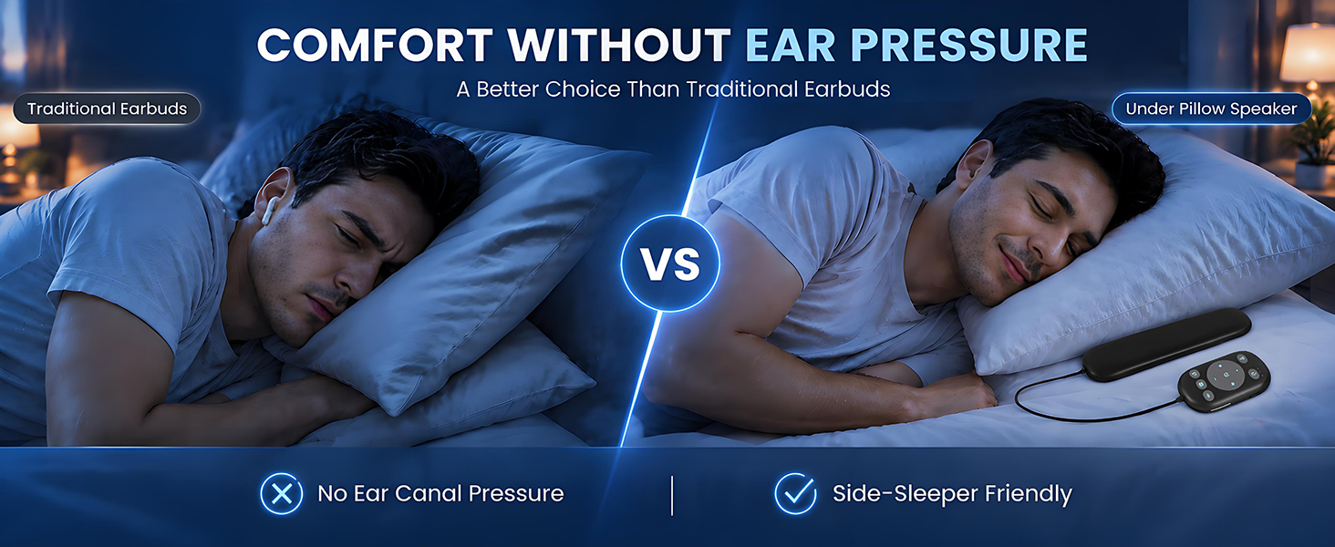 Under Pillow Bone Conduction Speaker