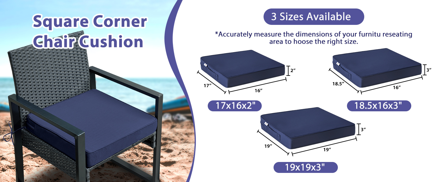 outdoor chair cushions set of 4