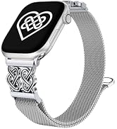 Girovo Celtic Knot Metal Band Compatible with Apple Watch Bands for Women 38/40/41/42/44/45/46/49...