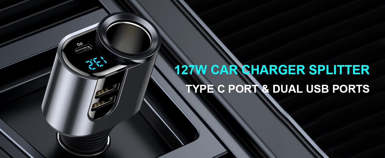 CAR CHARGER SPLITTER
