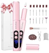 HengYuaoler Electric Nail Drill Machine File Efile Set for Acrylic Gel Nails Portable Nail Drill ...
