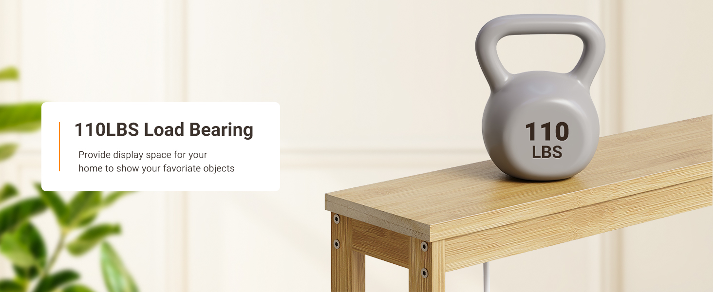 narrow console table