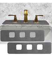 Faucet Mat Bathroom Sink 3-square-hole : AHA HOMEWARE Diatomite Rubber Bathroom Sink Splash Guard...