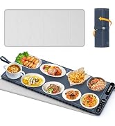 Homelove Warming Mat for Food - Fast Full Surface Electric Warming Tray with 7 Temp-Settings & 8H...