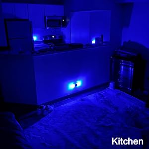 blue lights
