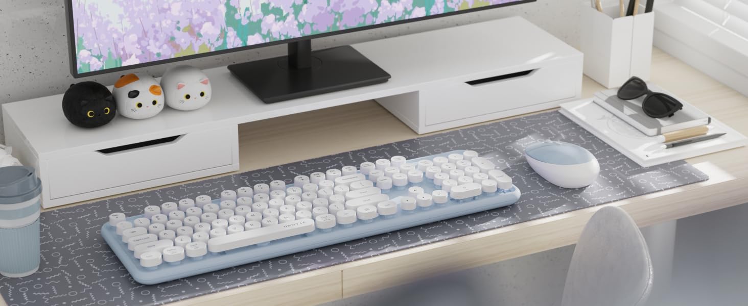 office computer keyboard and mouse