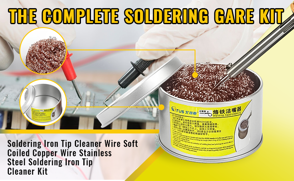AOCEAN Soldering Iron Tip Cleaner