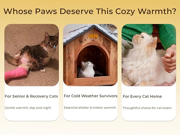 self warming heating cat bed pad mat