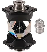 MUTOOP ATP1-M 360° Prism with Metal Housing, Surveying Prism - Featuring Six Precision-Machined C...