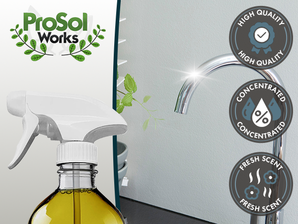 ProSol Works premium A+ content degreaser cleaner heavy duty cleaning spray kitchen cleaner