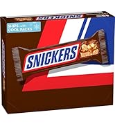 SNICKERS Full Size Bulk Milk Chocolate Candy Bars, 1.86 oz Bar, 48 ct Box