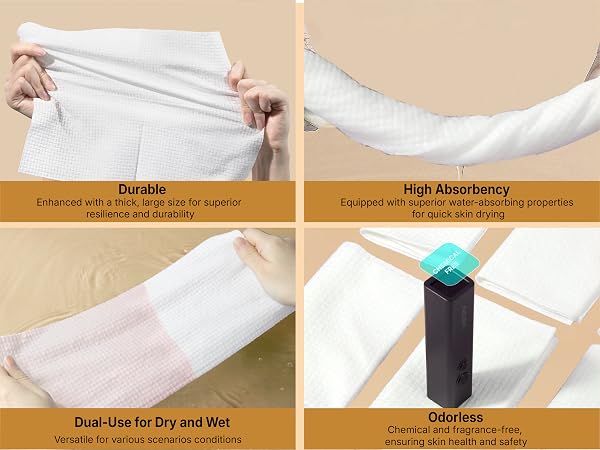 disposable face towel