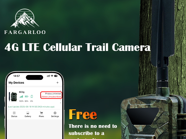 4G LTE Cellular Trail Camera