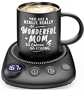 KitchekShop Coffee Mug Warmer - Fastest Heating & Highest Temperature, Coffee Cup Warmer for Desk...