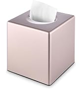 Y-In Hand Tissue Box Cover, Square Facial Cube Tissue Box Holder, Storage Accessories for Bathroo...