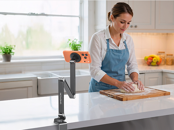 magnetic phone holder for kitchen
