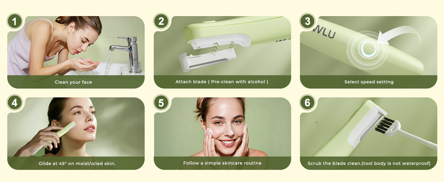 face dermaplaning tool