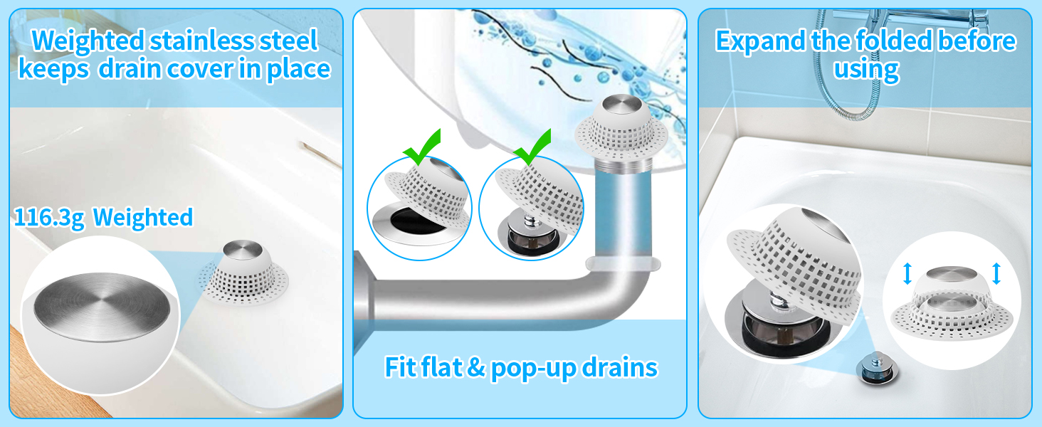 Shower Drain Hair Catcher